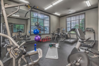 Fitness center with strength training