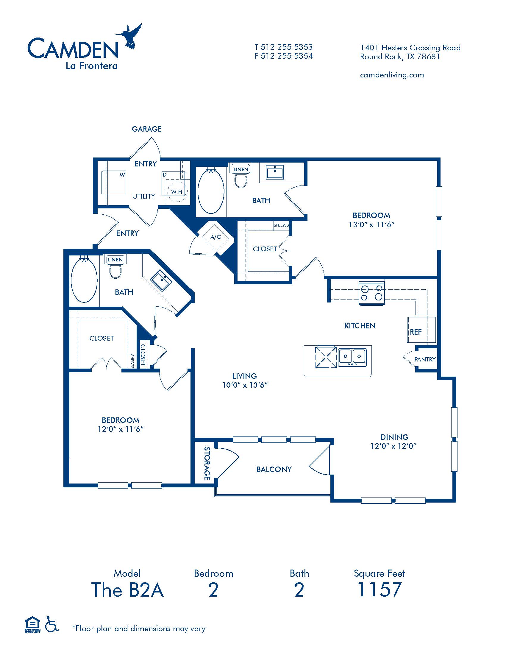 B2A floor plan