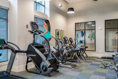 Fitness center stairmaster