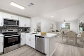 camden crown valley apartments mission viejo ca open concept kitchen and living room