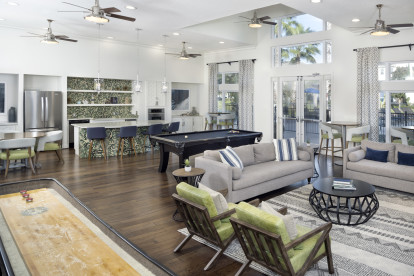 Enjoy this space and get in a game of billiards or shuffleboard.