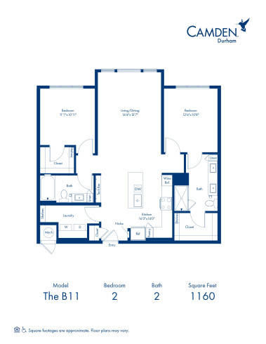 Camden Durham - Floor plans - B11