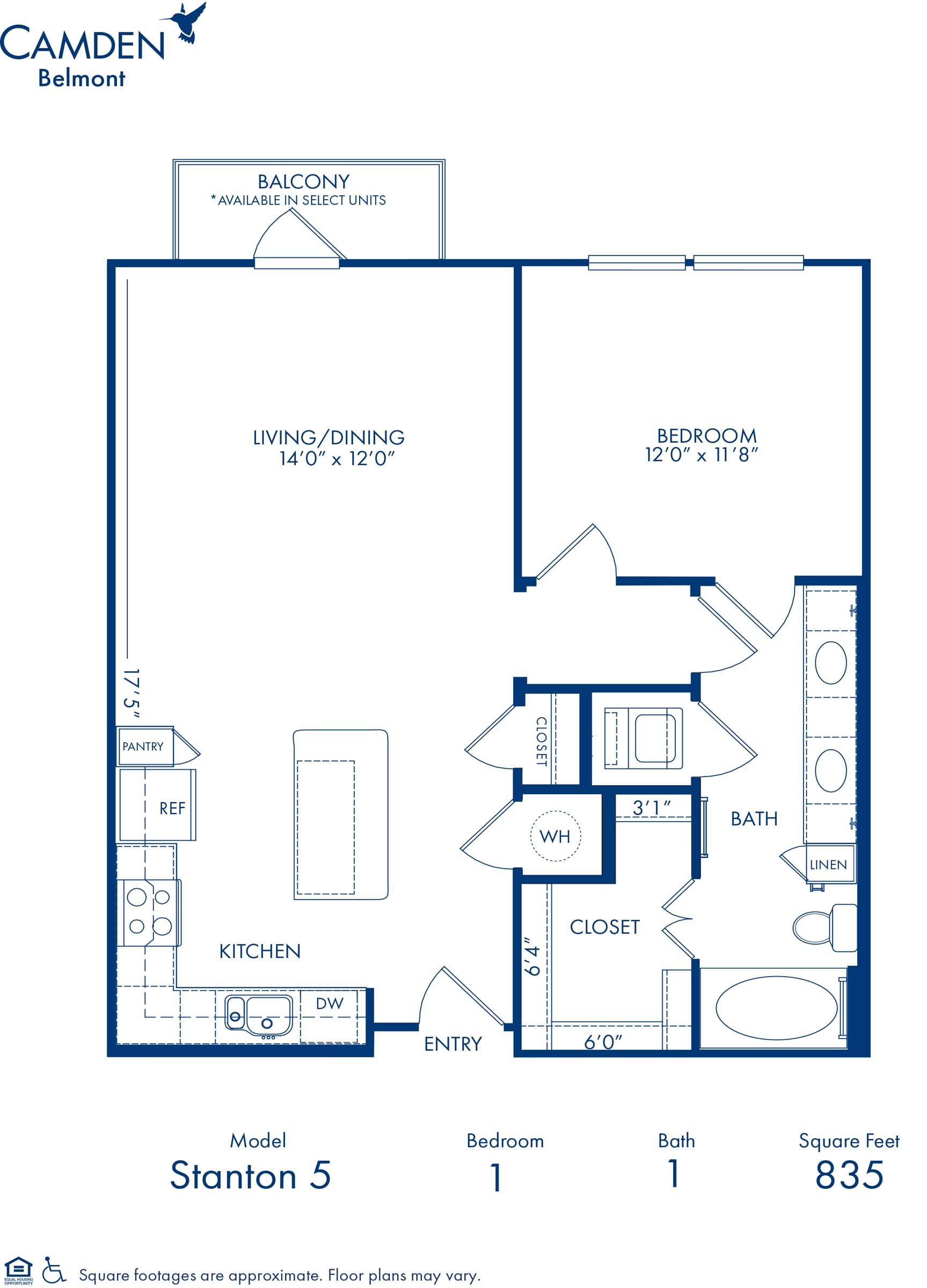Stanton 5 floor plan