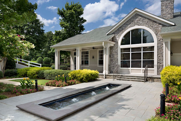 Exterior fountains