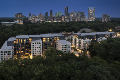 Views of downtown atlanta skyline