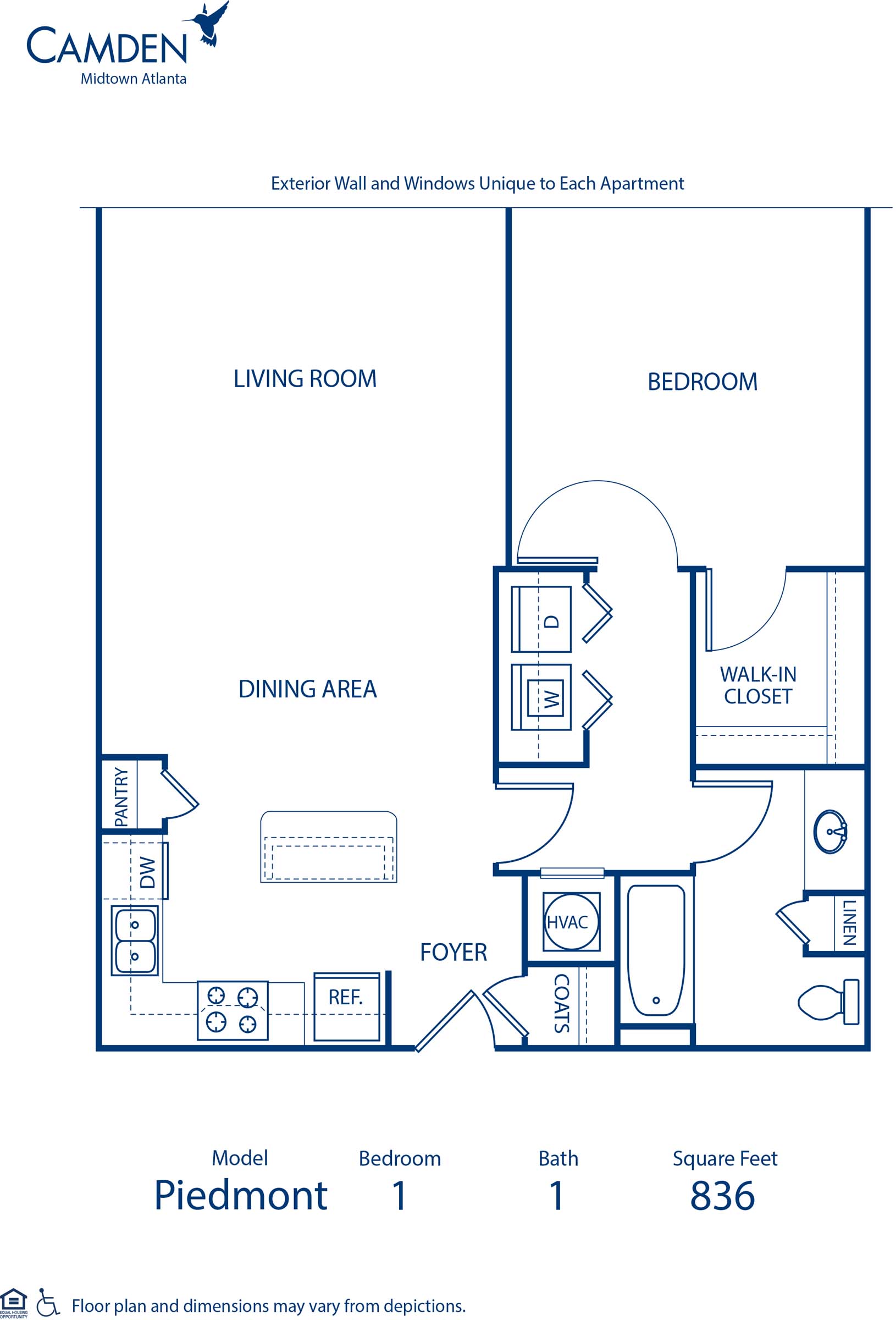 Piedmont floor plan