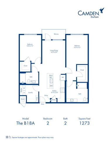 Camden Durham - Floor plans - B18A