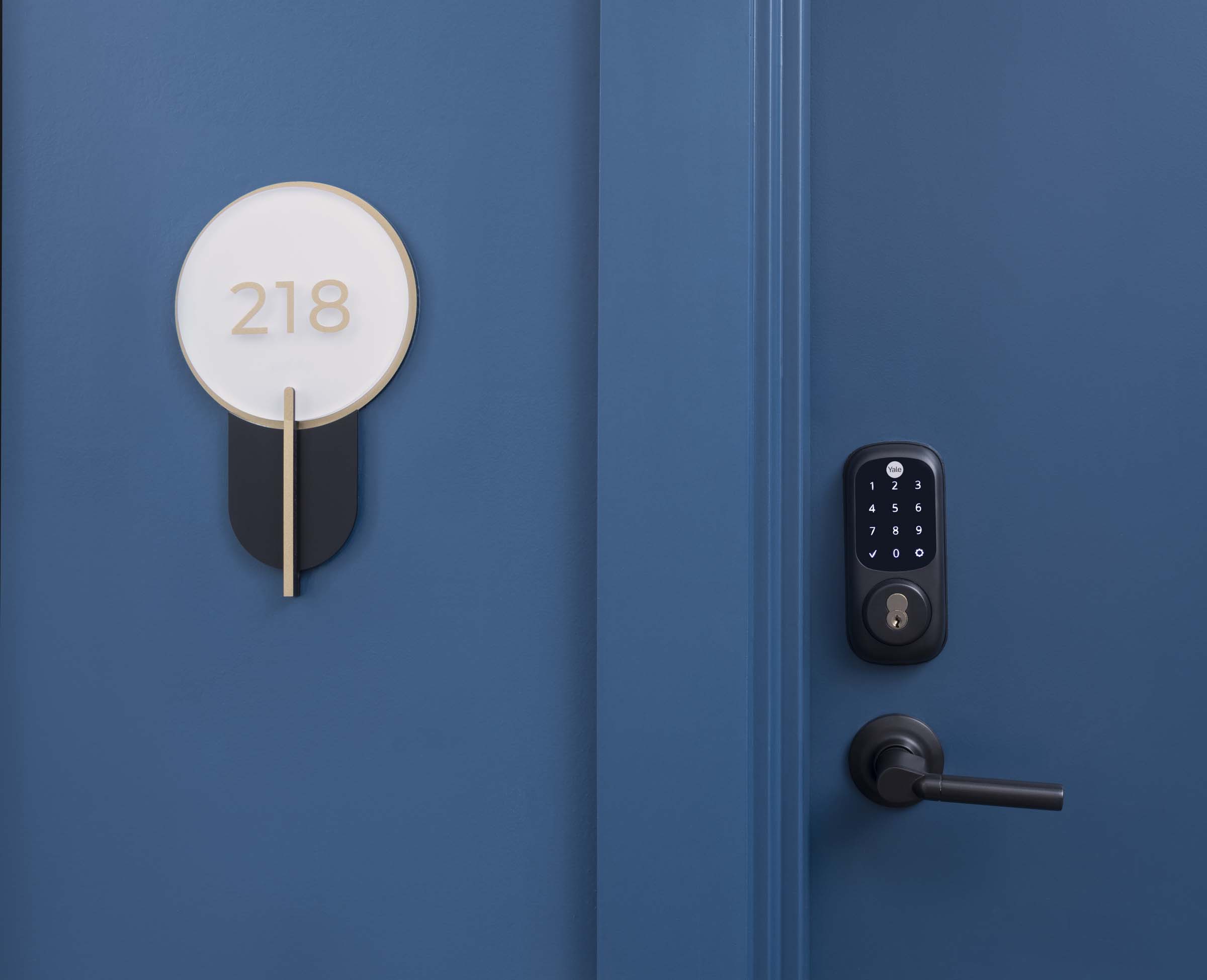 Smart door locks at Camden Durham Apartments in Durham, NC