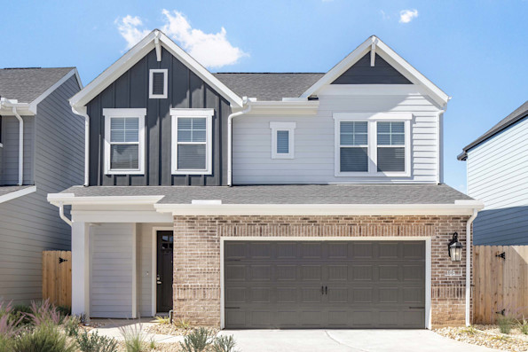 The exterior of the Wisteria Floor plan at Camden Long Meadow Farms homes for rent in Richmond, TX