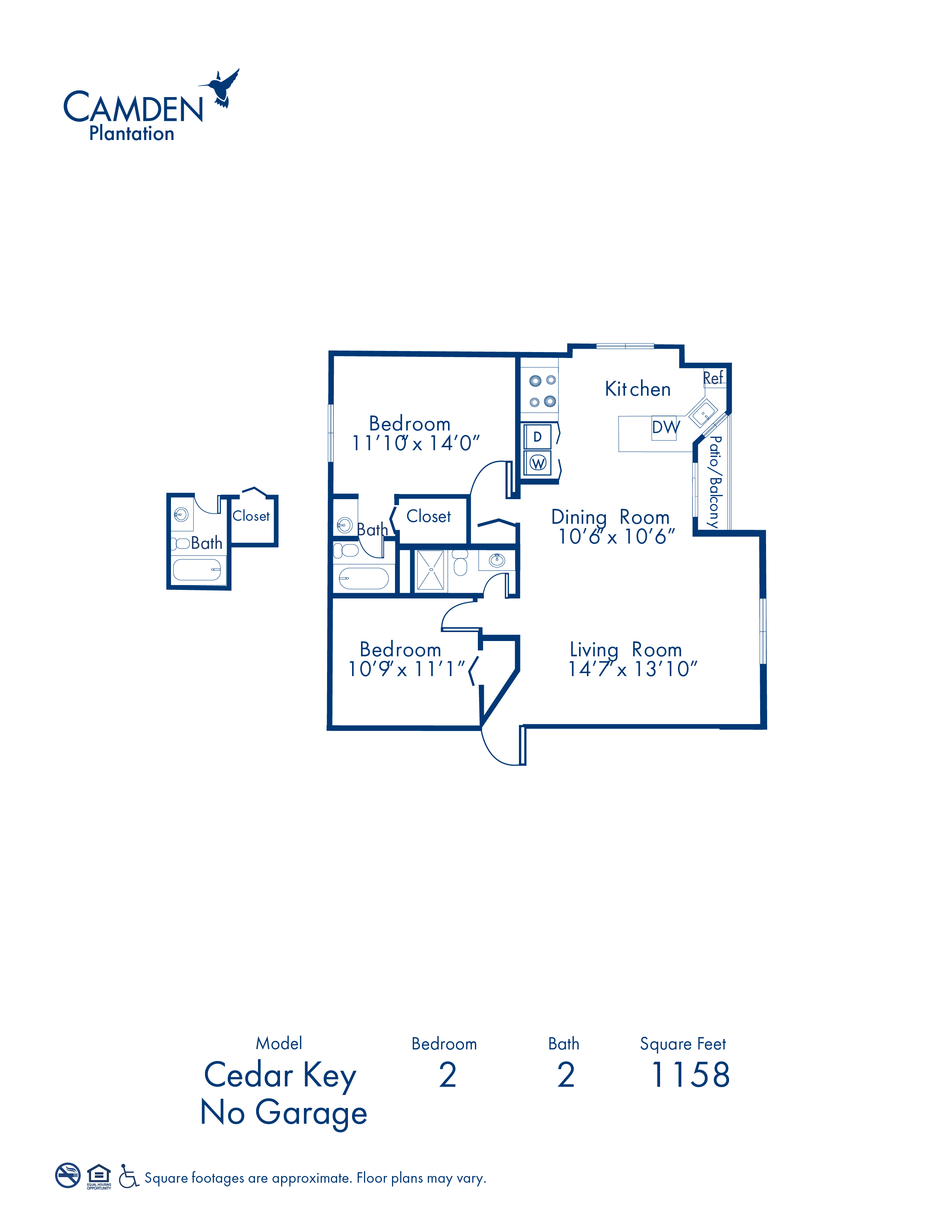 Cedar Key - No Garage floor plan