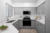 camden montierra apartments scottsdale az luxury kitchen with stainless steel appliances