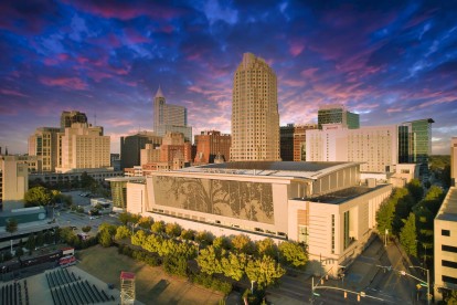 Twilight view of Raleigh, NC