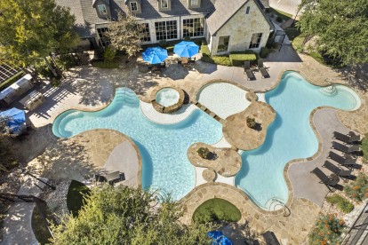 Aerial view of second pool at Camden Shadow Brook