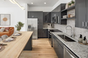 Camden LoSo offers two unique finishes, urban charcoal is pictured here.