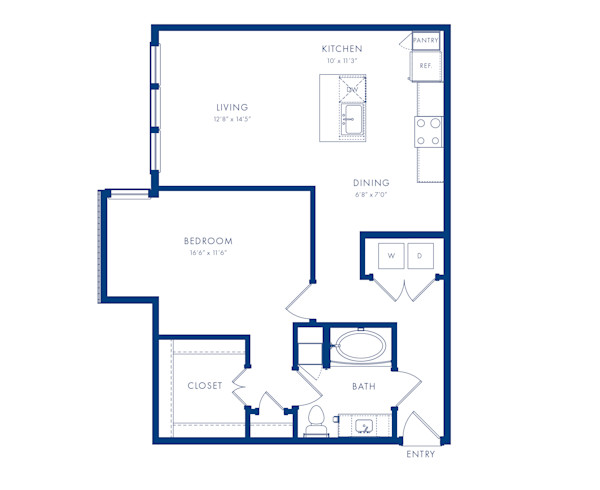 camden-greenville - floor plans - A1.B FLATS