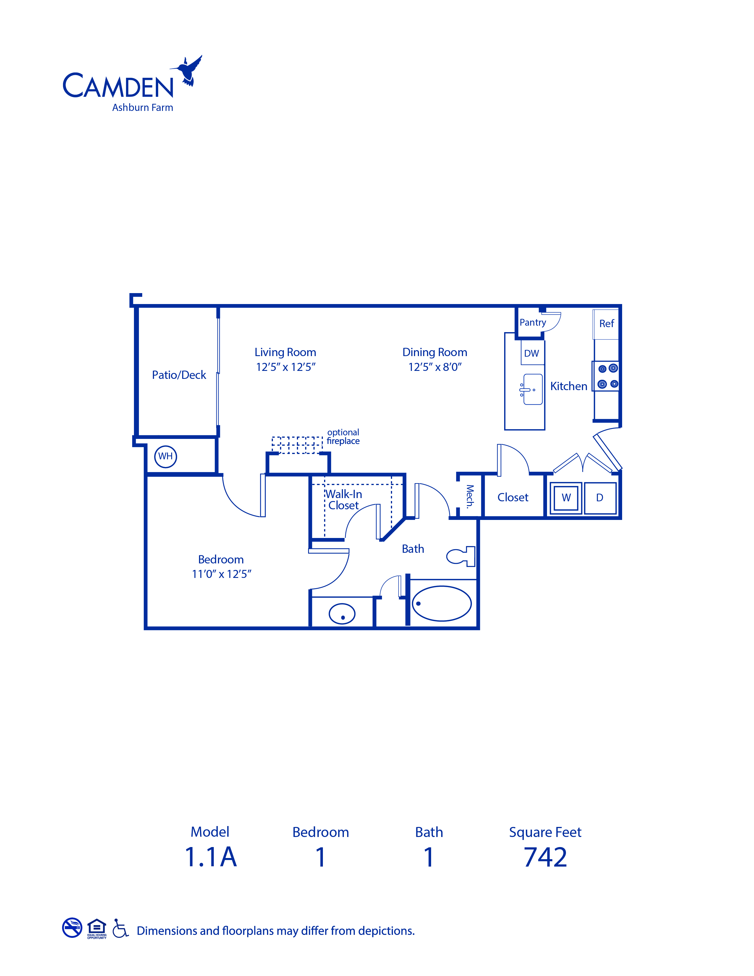 1.1A floor plan