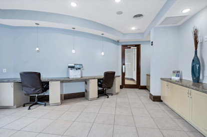 Community workspace at Camden College Park

