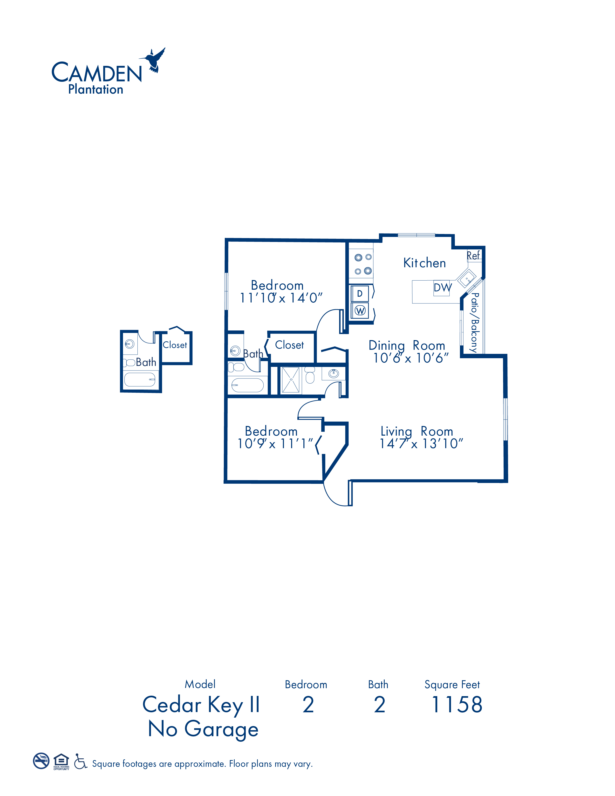 Cedar Key II - No Garage floor plan