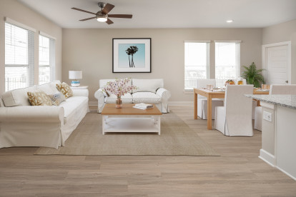 Living and dining room at Camden Long Meadow Farms homes for rent in Richmond, TX