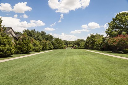 Expansive greenspace alongside community