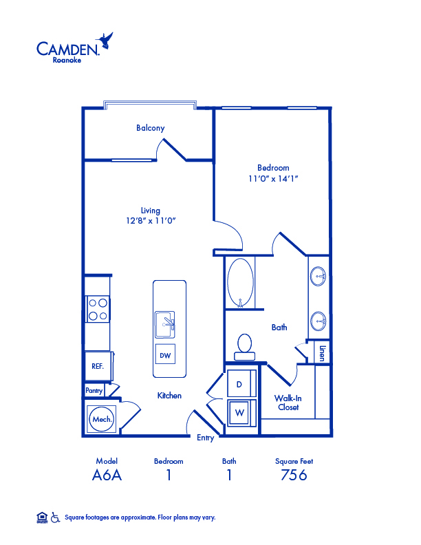 A6A floor plan