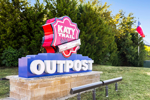Local katy trail outpost restaurant