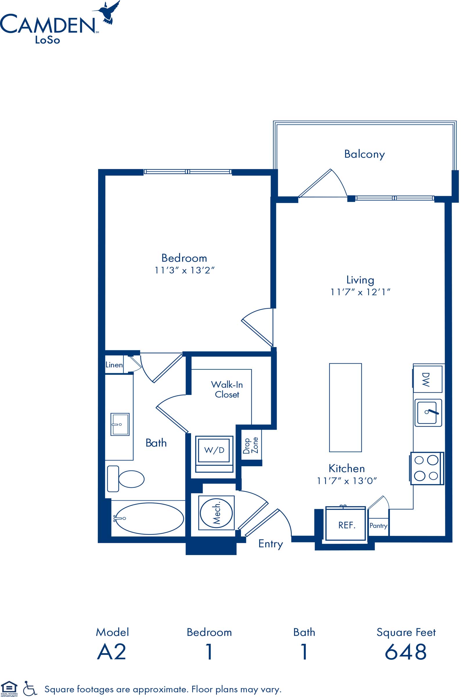 A2 floor plan