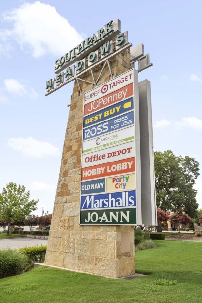 Southpark Meadows shopping center near Camden Shadow Brook apartments in Austin, TX
