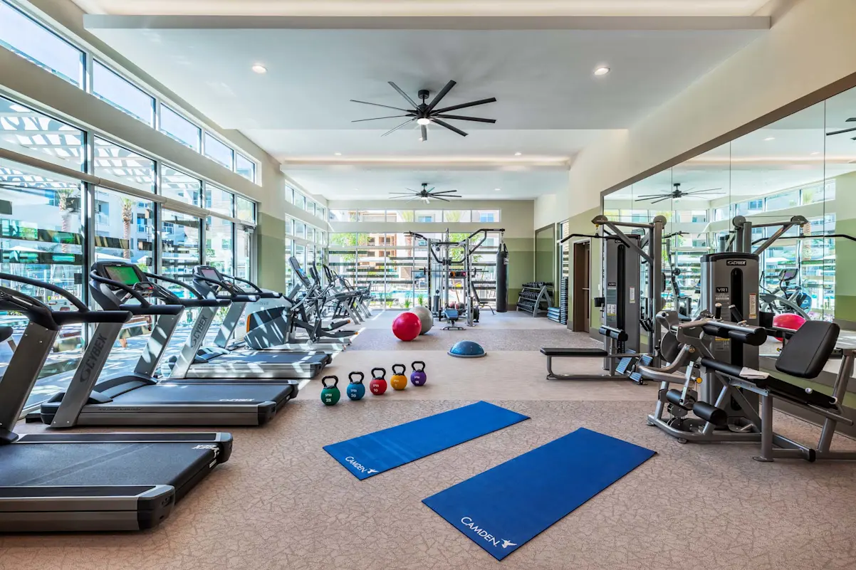 Fitness center at Camden North End.