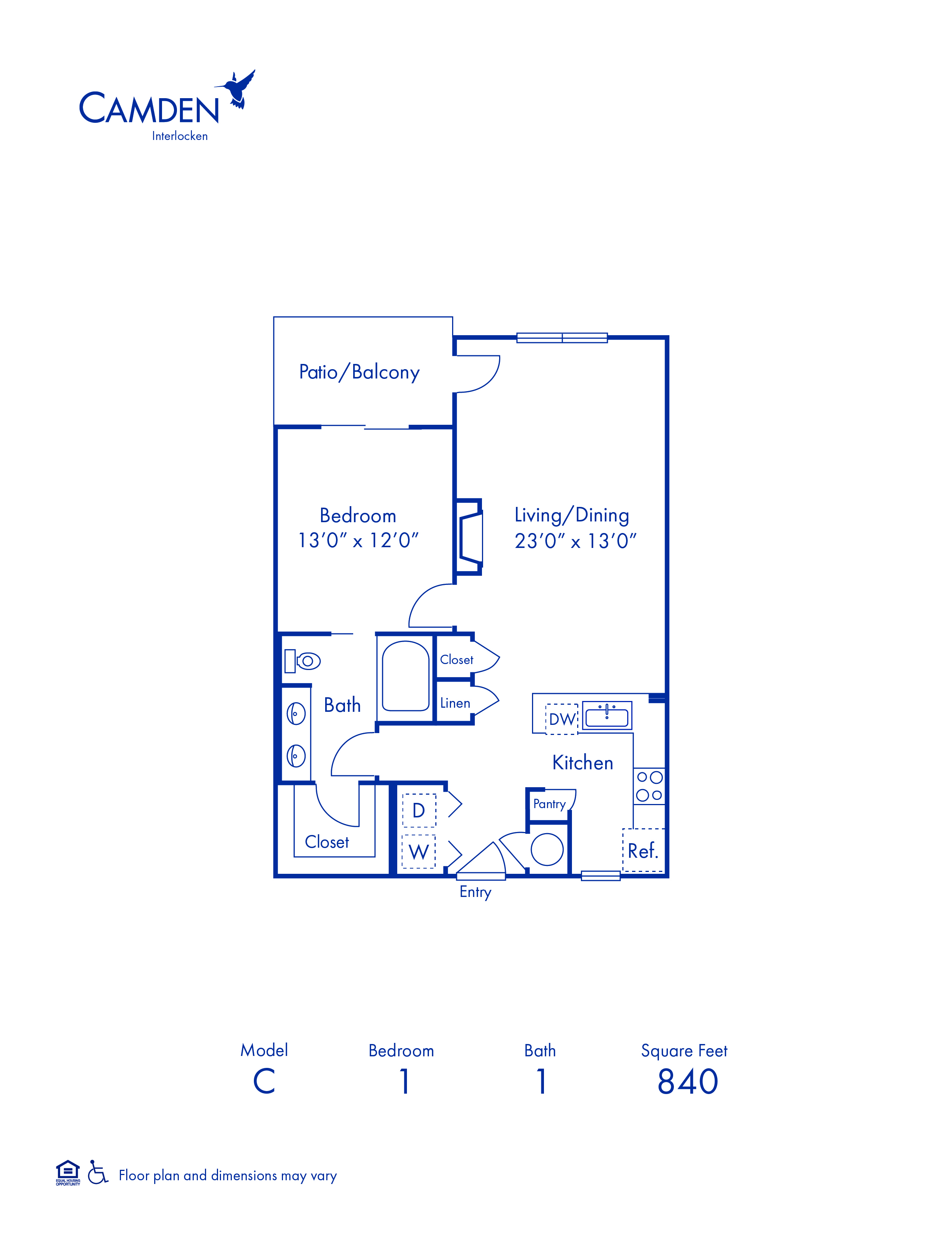 C floor plan
