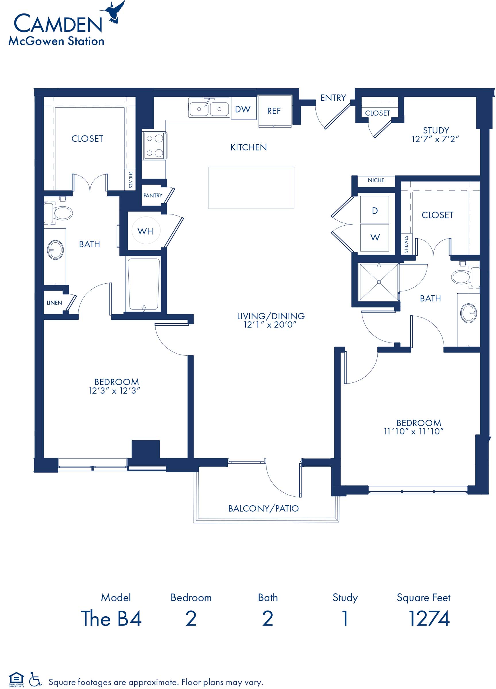 2 Bedroom Apartment – 2727 Travis St #453, Houston, TX 77006