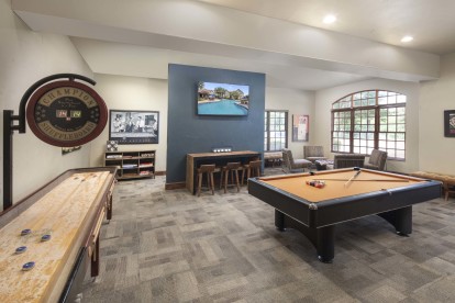 Second clubhouse game room