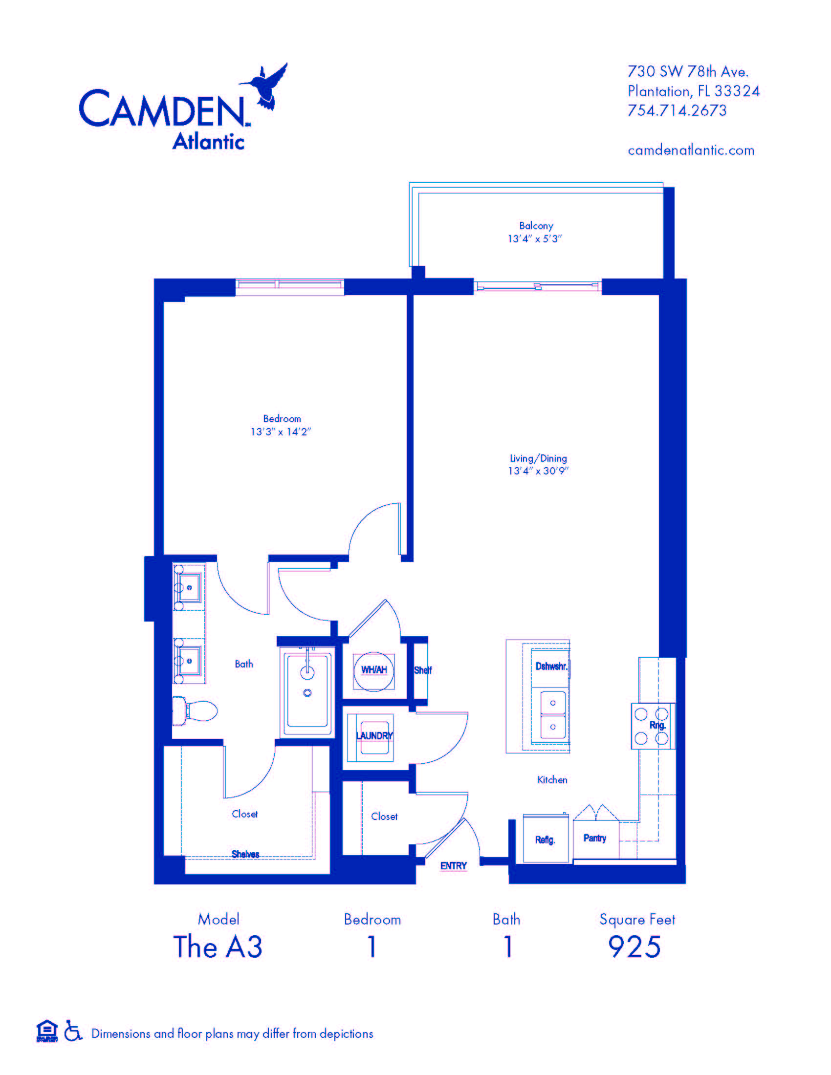 1 Bedroom Apartments in Plantation, FL Camden Atlantic