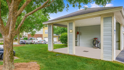 Car care center at Camden Governors Village Apartments in Chapel Hill, NC