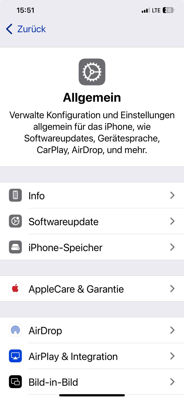 In einigen Fällen funktioniert das Drucken nach einem iOS-Update 