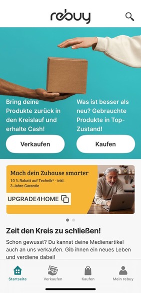 rebuy App öffnen