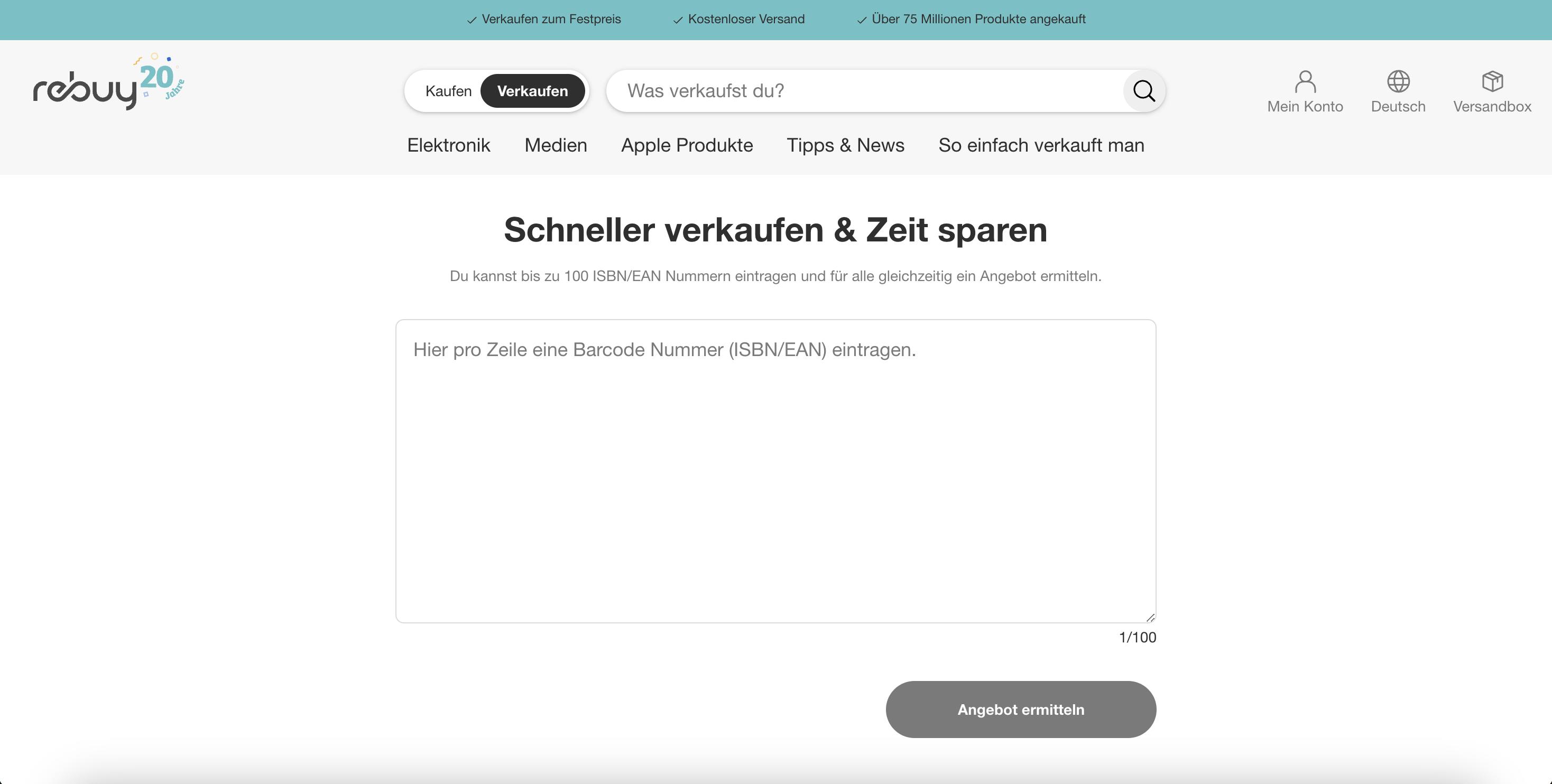 Wo kann man Bücher verkaufen? Der rebuy Bücher Scanner & mehr