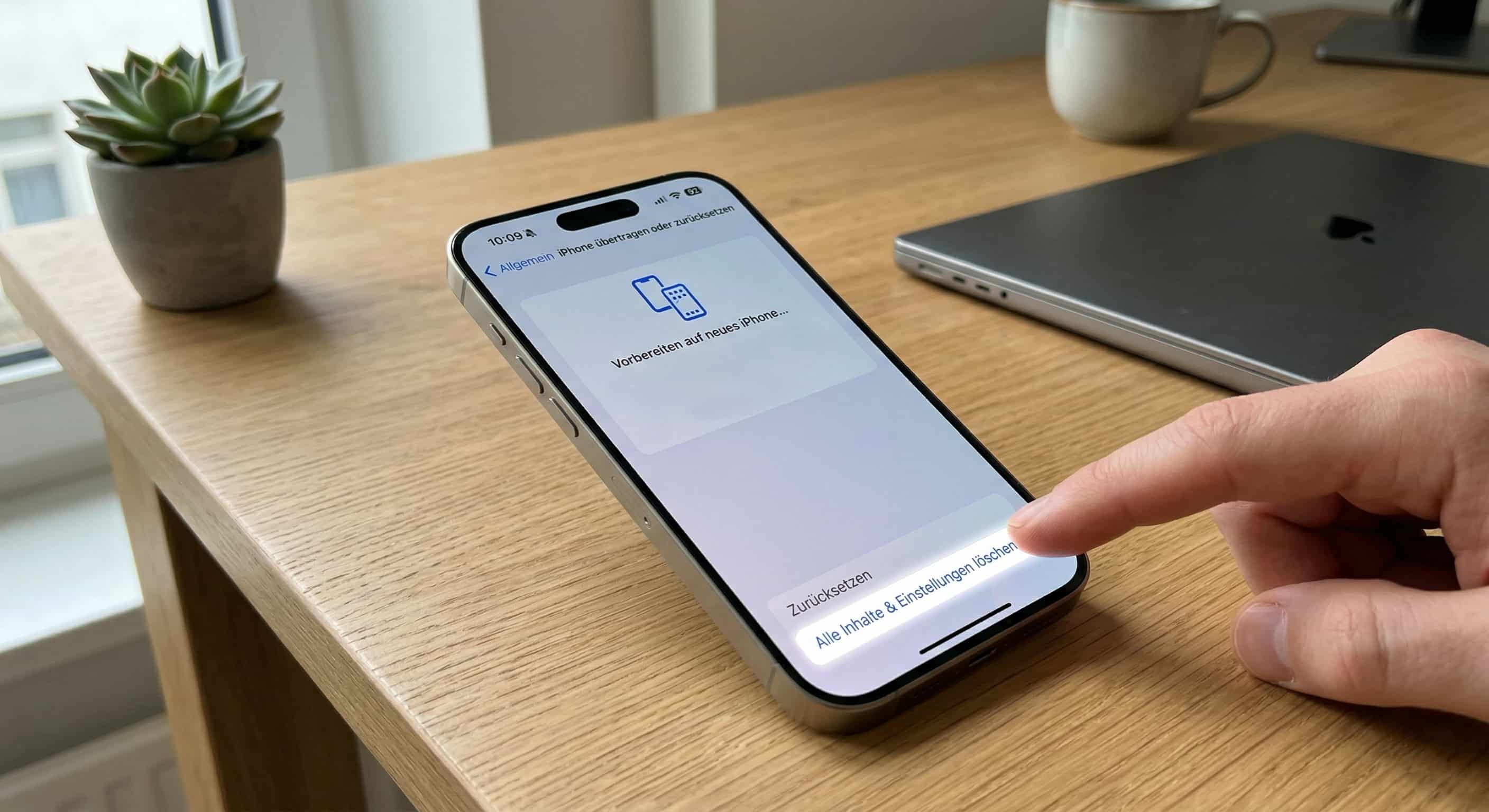  iPhone 18 Pro Alle Inhalte & Einstellungen löschen