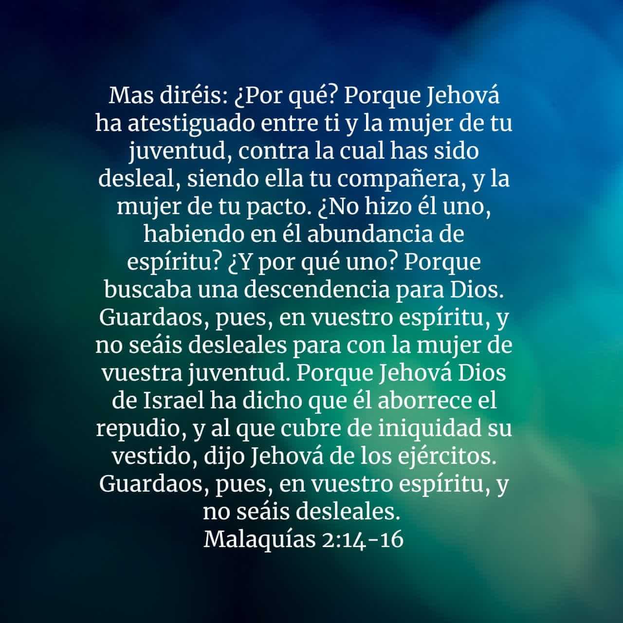 Malaquias 2:14-16