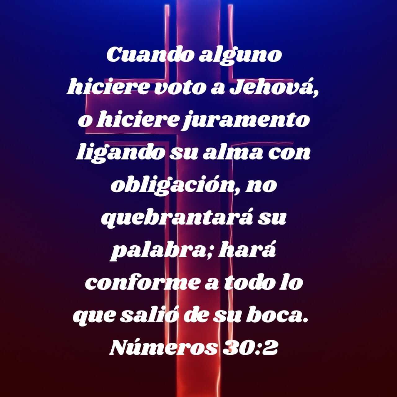 Numeros 30:2