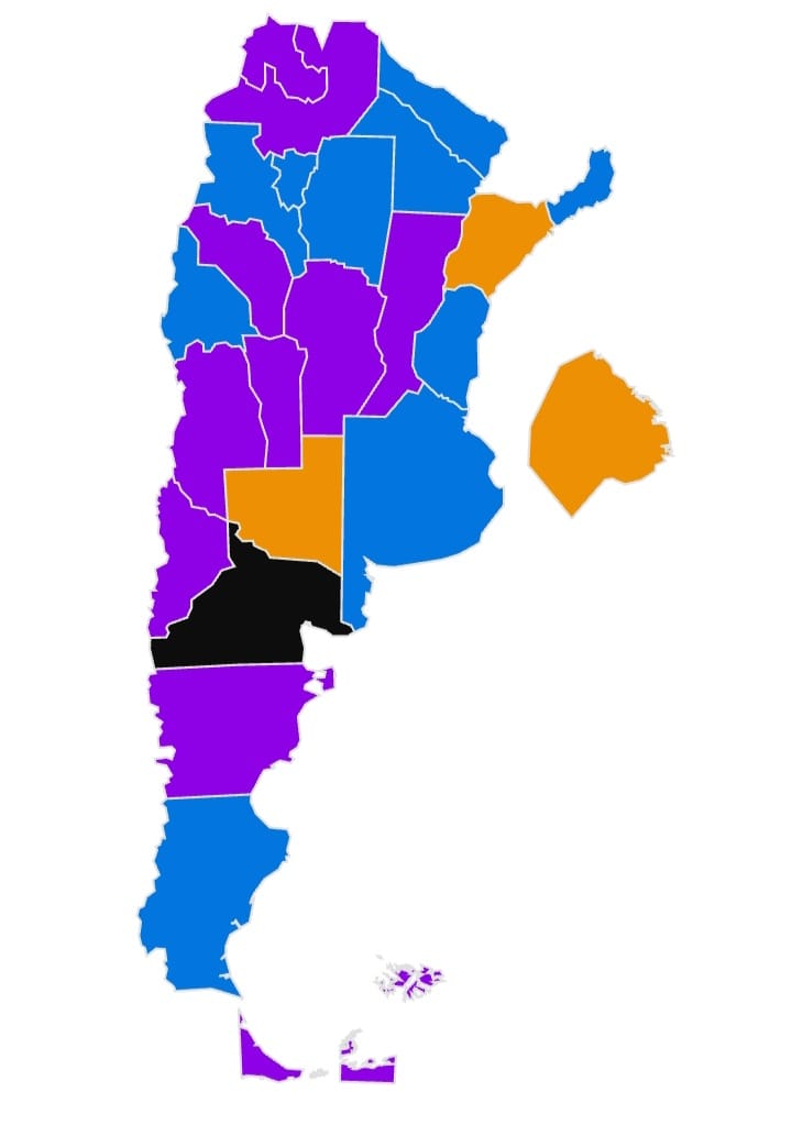 Distribucion Votos Argentina 2023