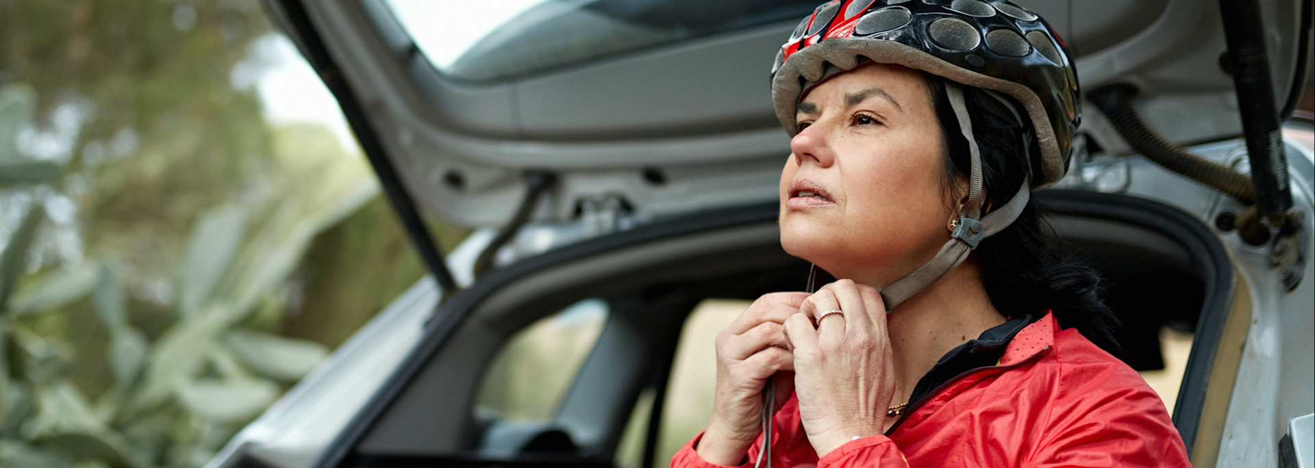 Fahrradhelm einstellen