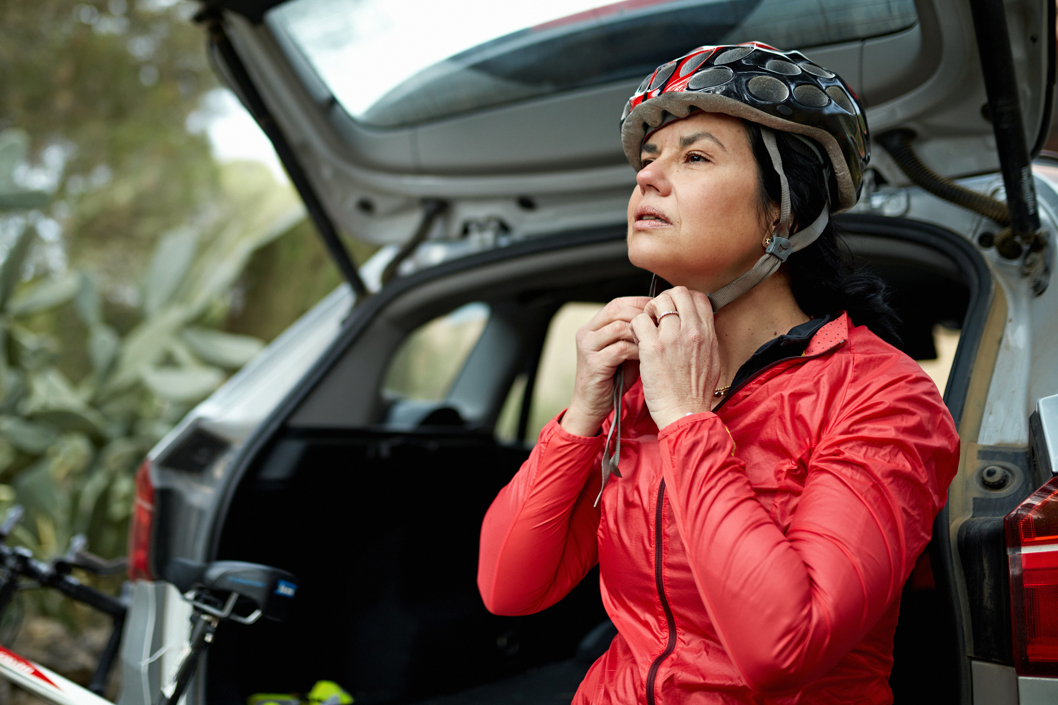 Fahrradhelm einstellen