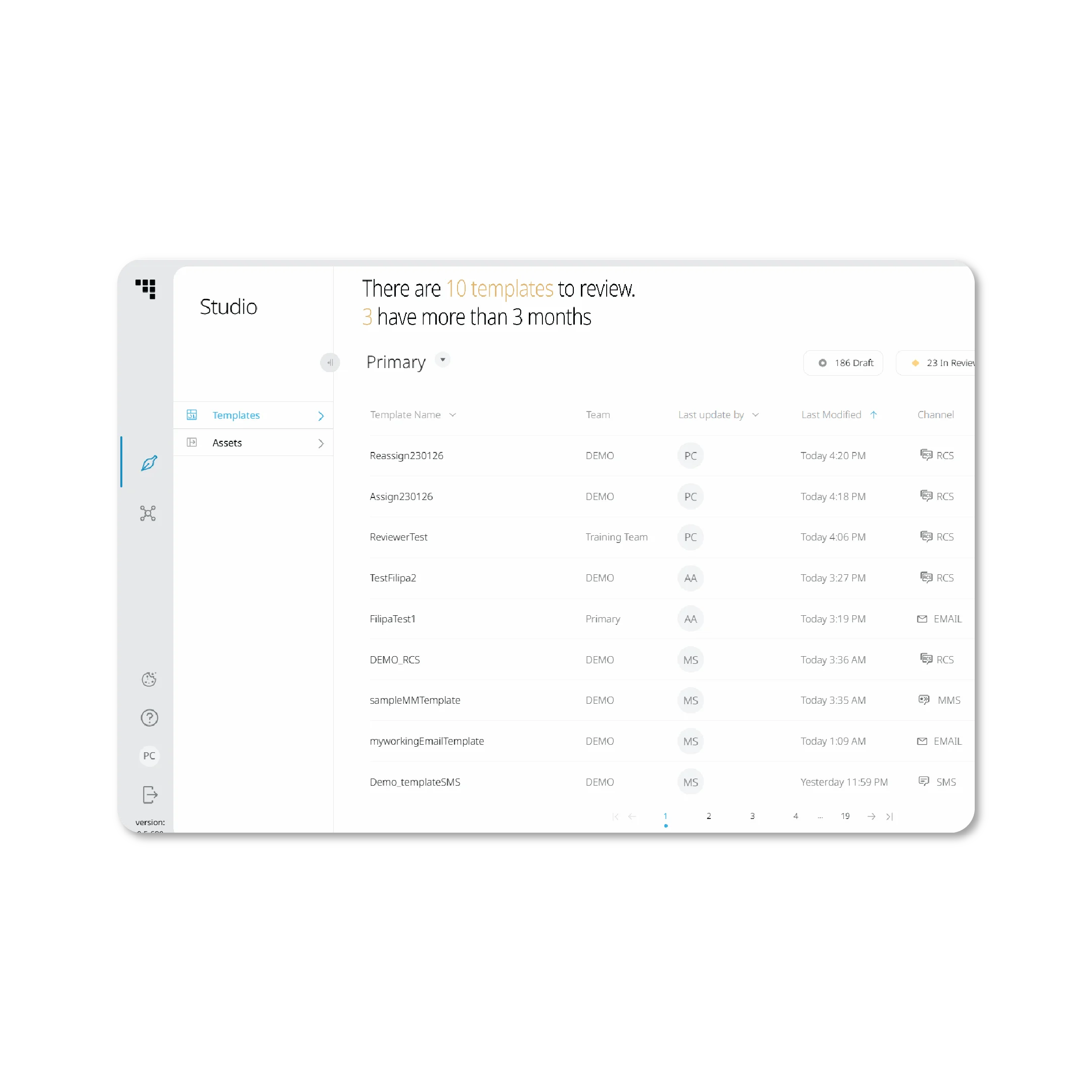 Customer communications