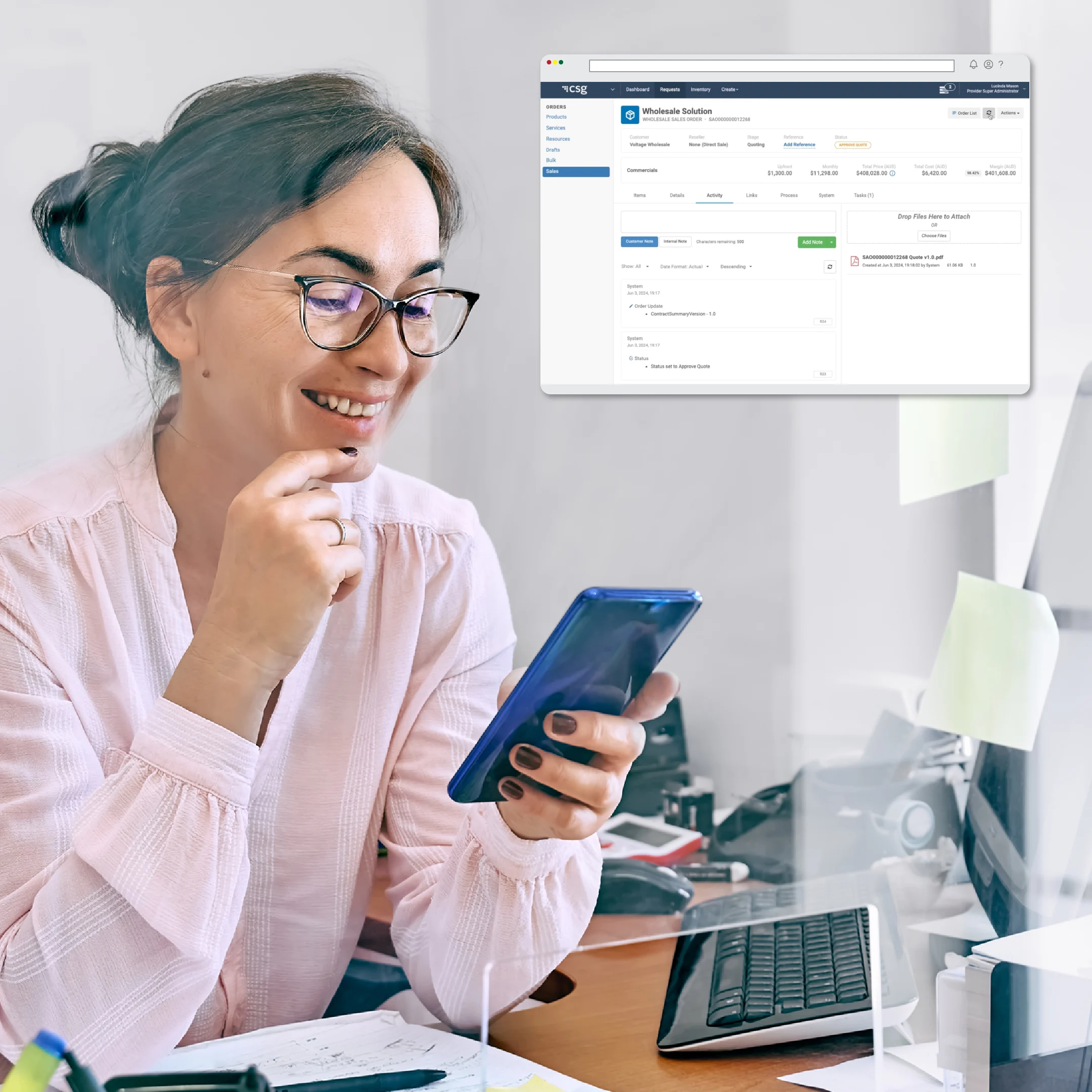 Eliminate silos across your Quote-to-Cash journey