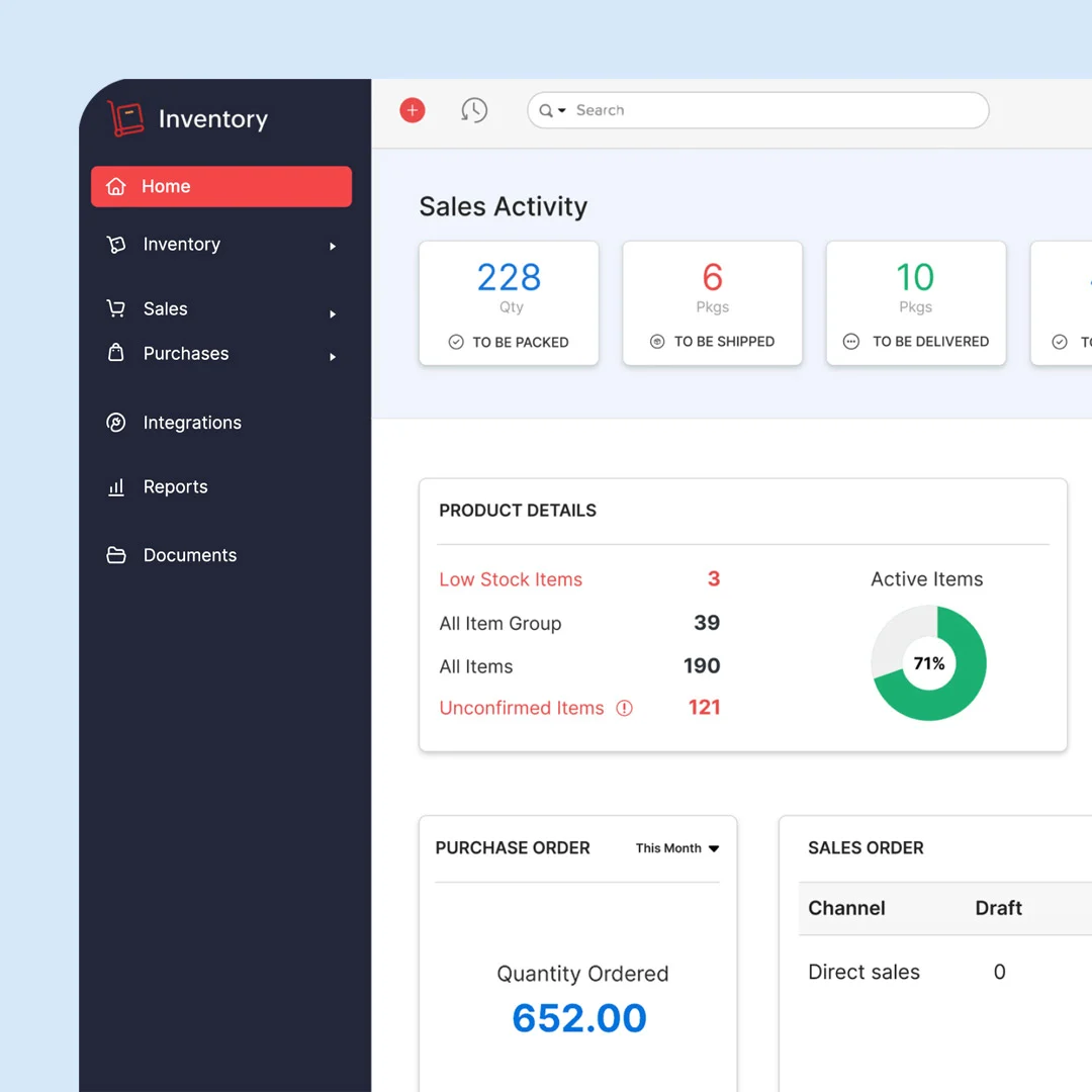 Zoho Inventories