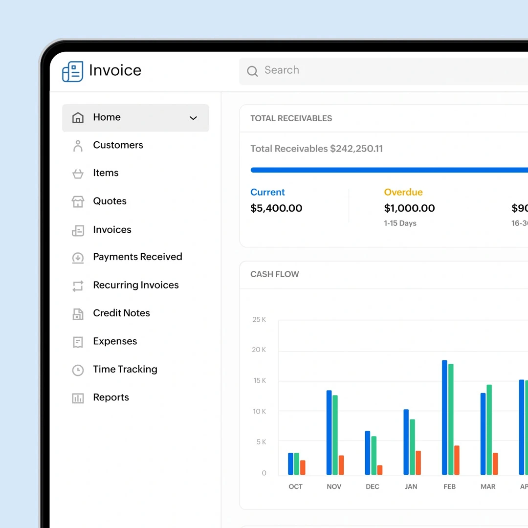 Zoho Invoice
