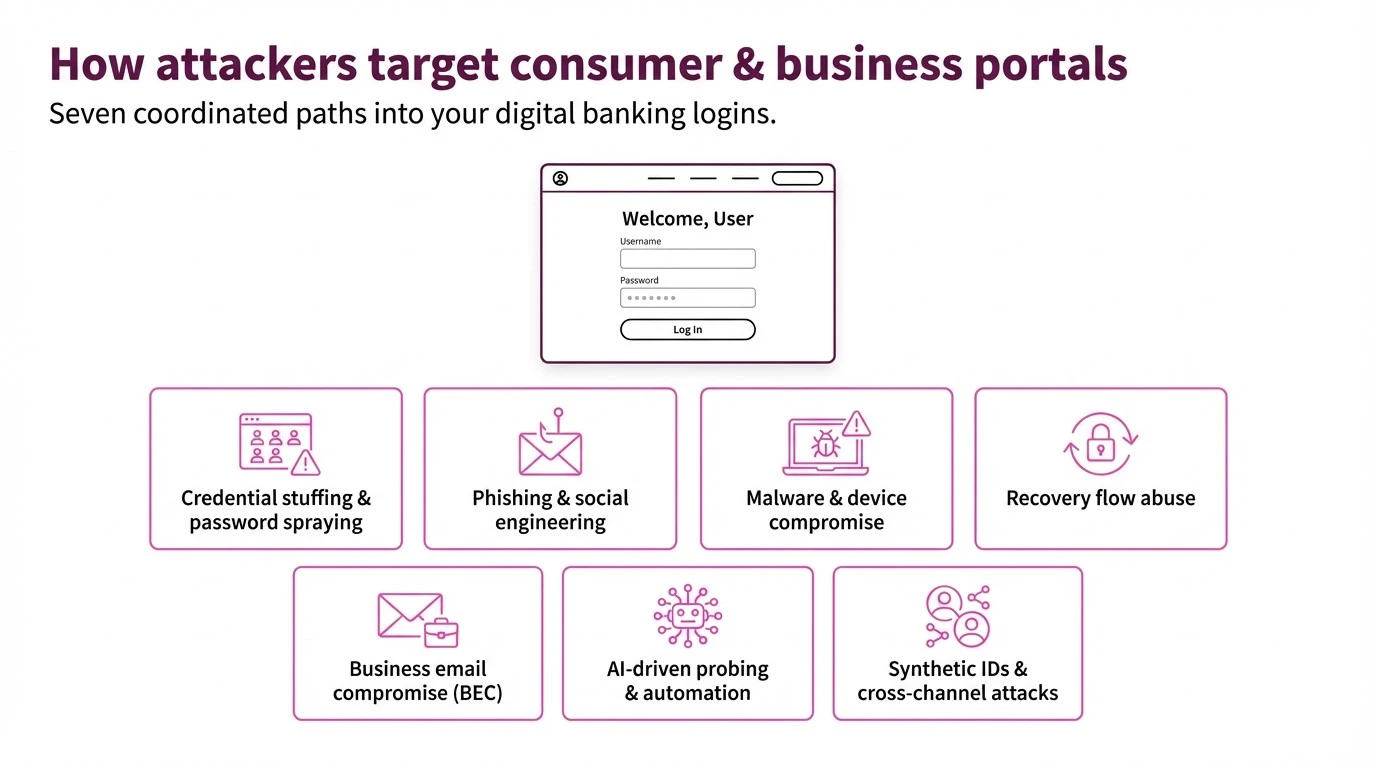 Describes 7 coordinated paths attackers use