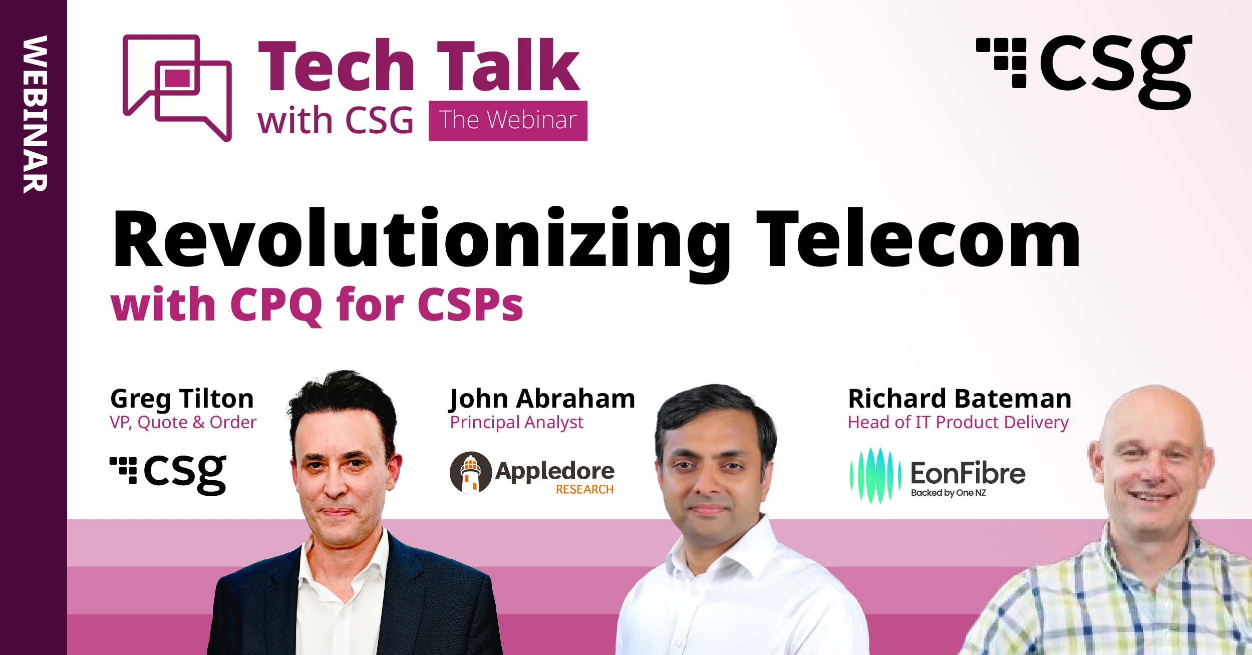 Tech Talk with CSG: Revolutionizing Telecom with CPQ for CSPs