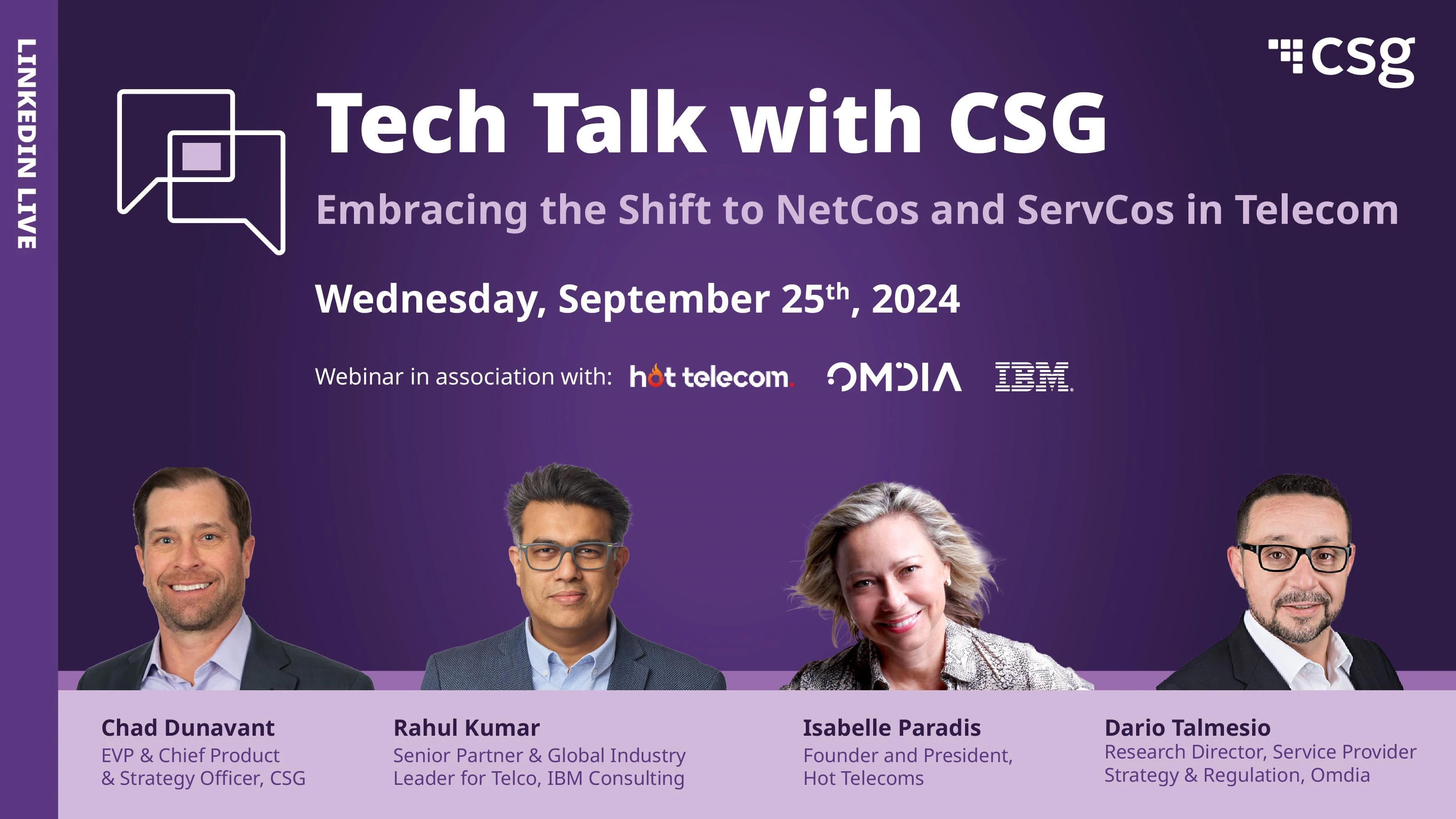 Tech Talk with CSG: Embracing the Shift to NetCos & ServCos